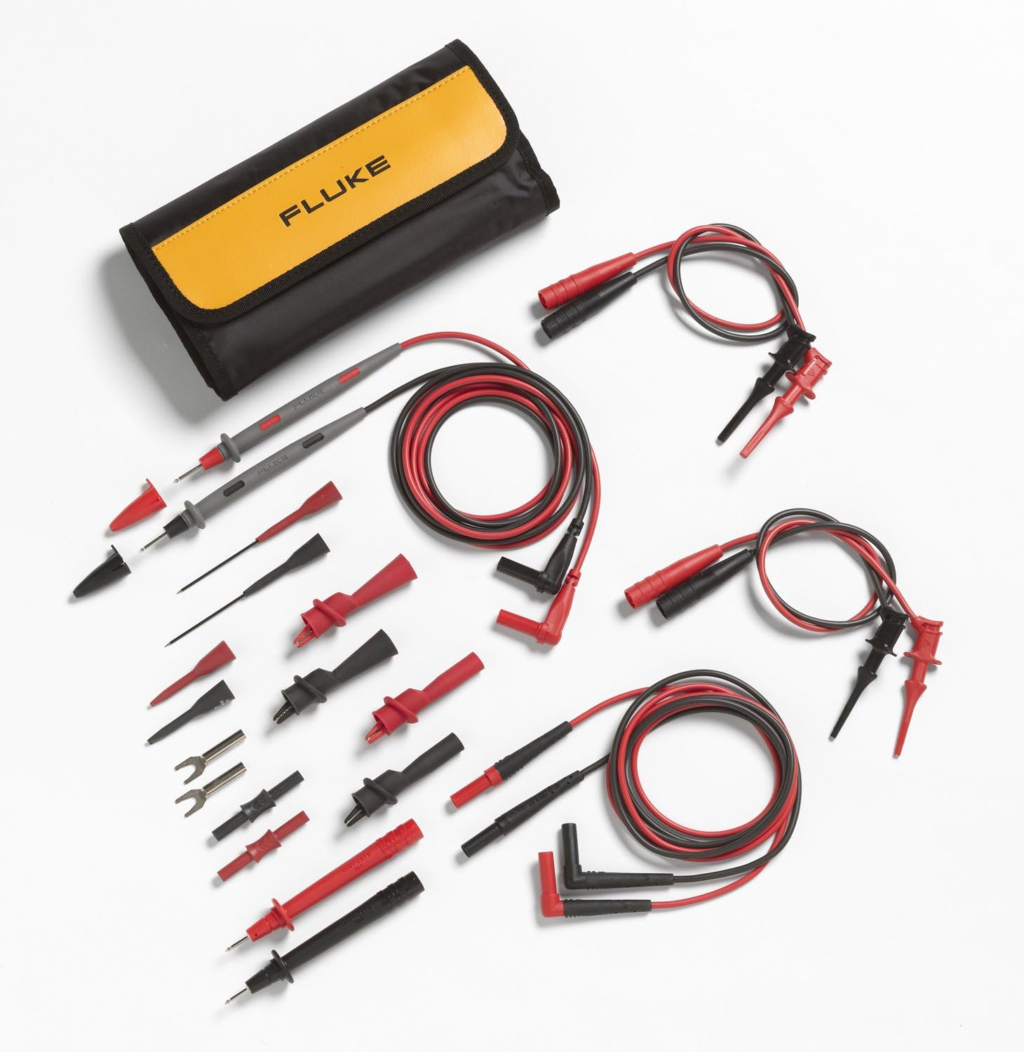 Fluke 117/323 KIT Multimeter and Clamp Meter Combo Kit + TL81A Test Lead Set, Deluxe Electronic