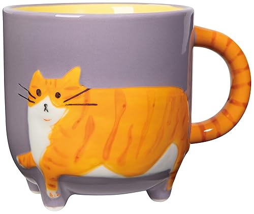 Jubilee Ginger Cat Stoneware Critter Mug