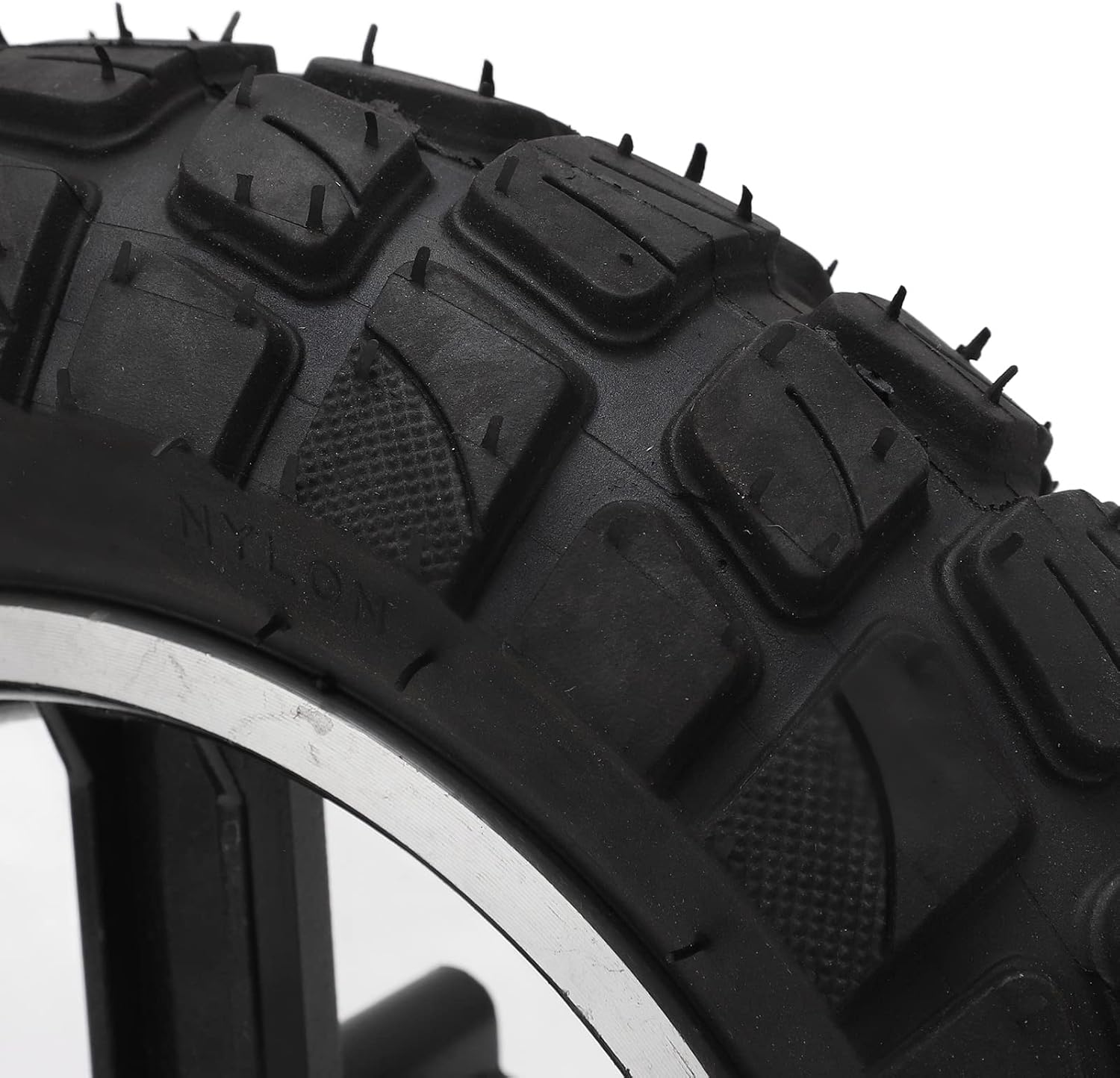 Electric Scooter Inflatable Tire Wheel, 255x80 Wheel Hub Tyre Shock Absorbing Disc Brake Rim Rear Replacement Rubber Tires Non Slip Off Road Scooter Inflated Tires For Electric Scooter Balance Car