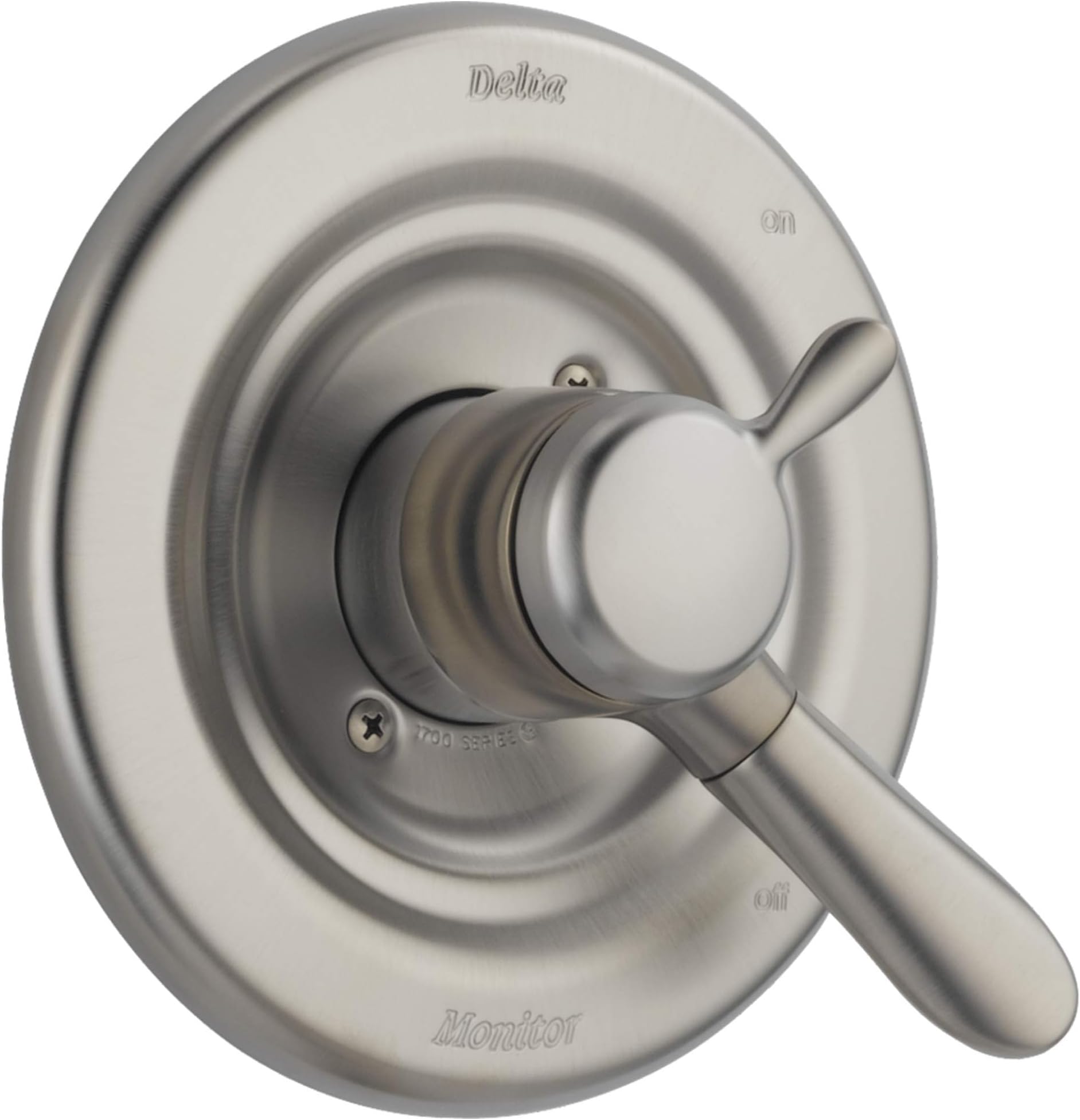 Delta Lahara 17 Series Dual-Function Valve Trim Kit, Brushed Nickel 2 Handle Set for Shower Faucet System, Stainless T17038-SS (Valve Not Included)