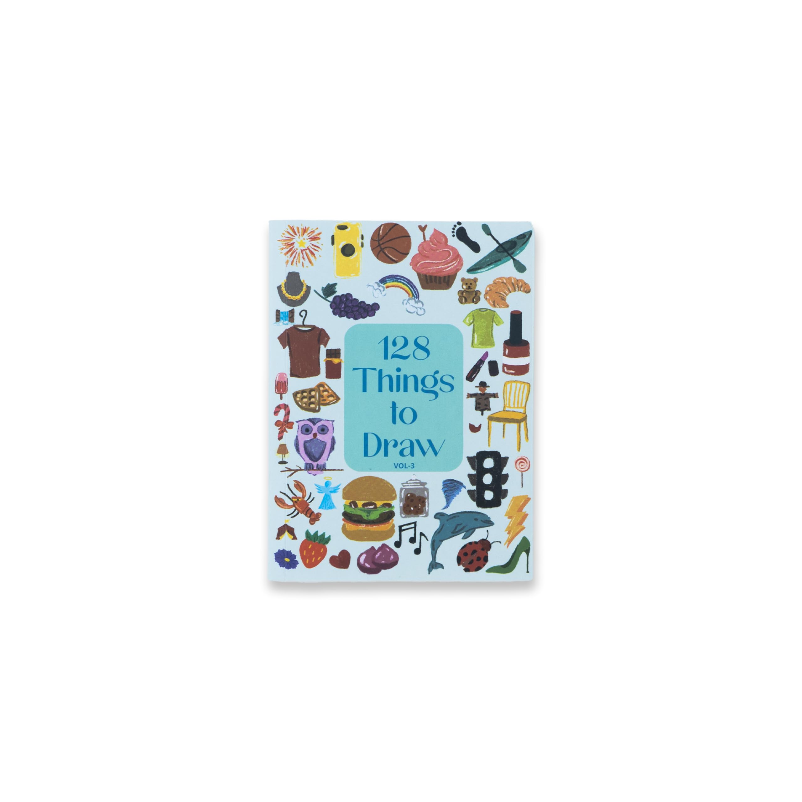 FACTOR NOTES Drawing Book: 128 Things To Draw | Suitable For All Ages | A6 Size | 128 Prompts (Volume III)