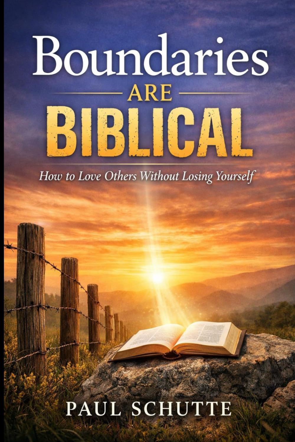 BOUNDARIES ARE BIBLICAL: How to Love Others Without Losing Yourself