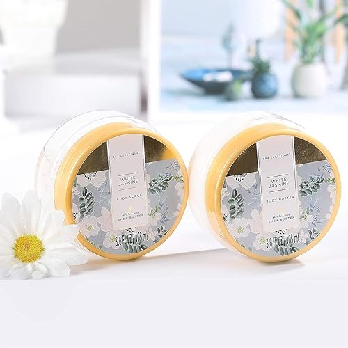 Miniatura 4 de Cesta de regalo para mujer, kit de baño de spa Luxetique, 12 cestas de regalo de spa relajante con gel de ducha, sal de baño, aceite esencial,