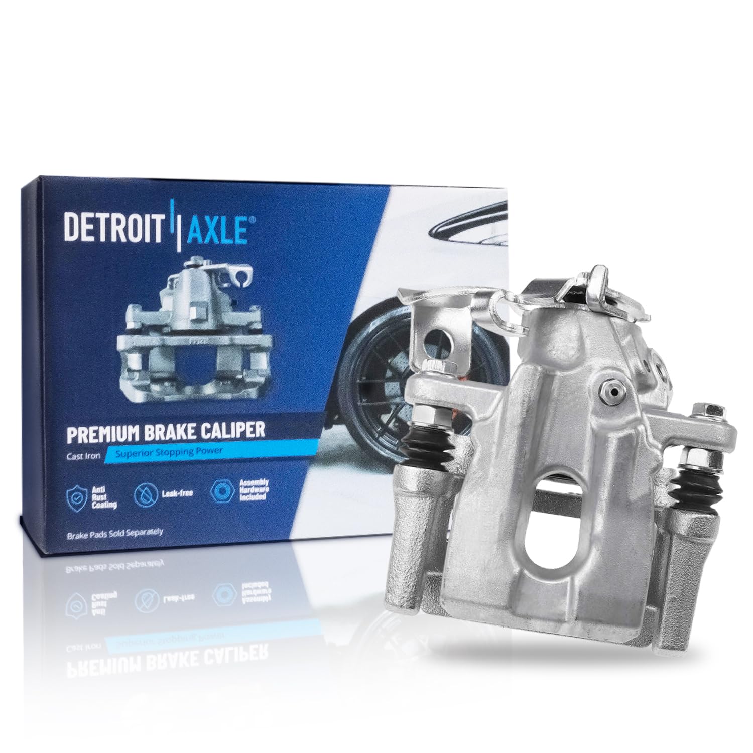 Detroit Axle - Rear Right Brake Caliper for 2008-2015 Scion xB