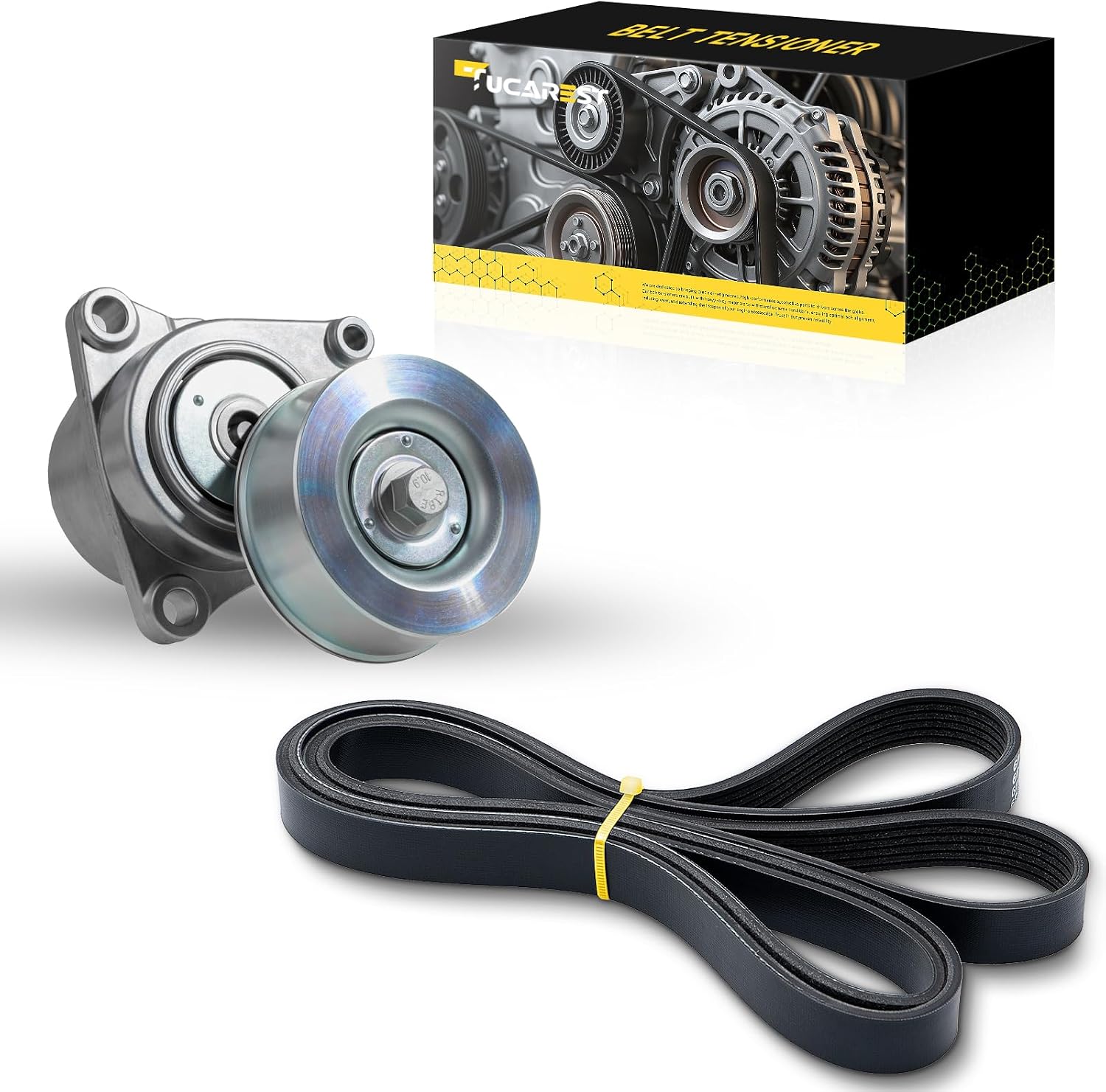 TUCAREST Belt Drive Kit Fit for (2.5L) 2002-2006 Ni-ssan Altima, Sentra