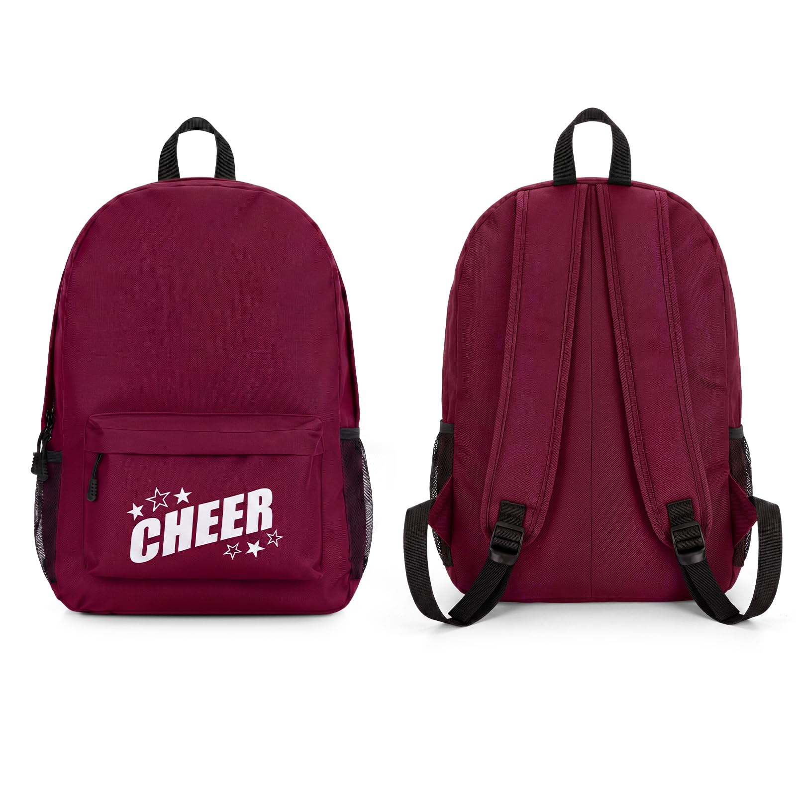Cheer Backpack, Cheerleader Team Gifts, 1 Pack, Maroon
