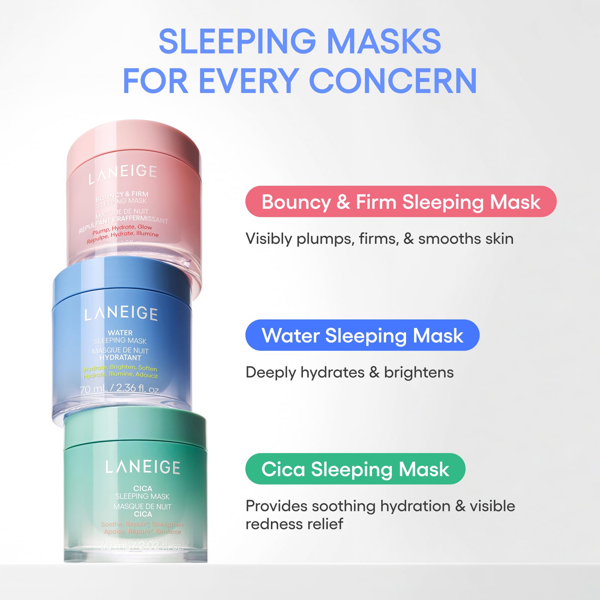 LANEIGE Cica Sleeping Mask - Overnight Hydration -10 LANEIGE Cica Sleeping Mask - Overnight Hydration -10