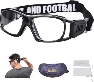 SooGree Anti-Fog Sports Goggles for Basketball Football - Shockproof Protective Eyewear for Men Women