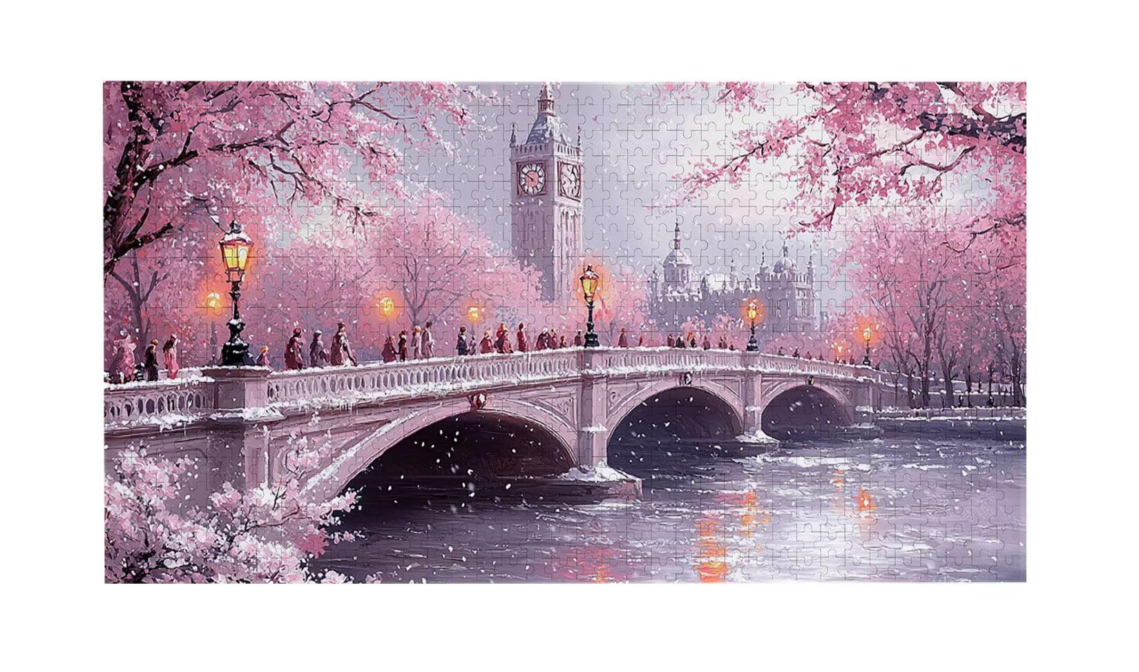 Panoramiczny most - Puzzle 900 sztuk dla dorosłych - Puzzle DIY, kreatywna rozrywka, nowoczesna sztuka, klasyczne puzzle dla dorosłych i młodzieży w wieku 12 lat, pomysł na prezent dla mężczyzn i