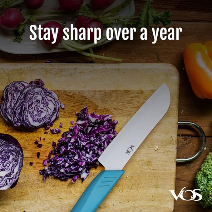 Set de Cuchillos de Cerámica 7 Piezas con Tijeras miniatura 7