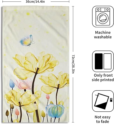 Vista 193 de Giwawa Juego de 2 toallas de mano de pino con ciervos del bosque, toallas de baño, suaves y absorbentes, para bar, bar, cocina, hotel, spa, Ciervo