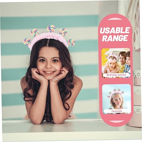 Miniatura 7 de Diadema de piruleta para cumpleaños, accesorios para el cabello, accesorios kawaii, diadema para niña de flores, accesorios para el cabello,