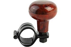 Woodgrain Universal Fit Steering Wheel Spinner Knob