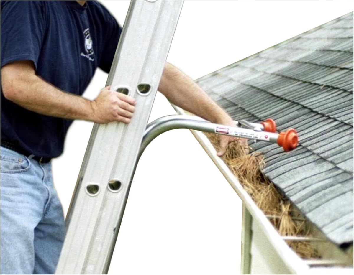 Estabilizador de escalera, separador resistente fabricado en Estados Unidos que se adapta a la mayoría de escaleras, accesorio seguro de extensión de techo y pared, herramienta de protección de canalones, seguridad comprobada por 25 años, garantía limitada de 5 años