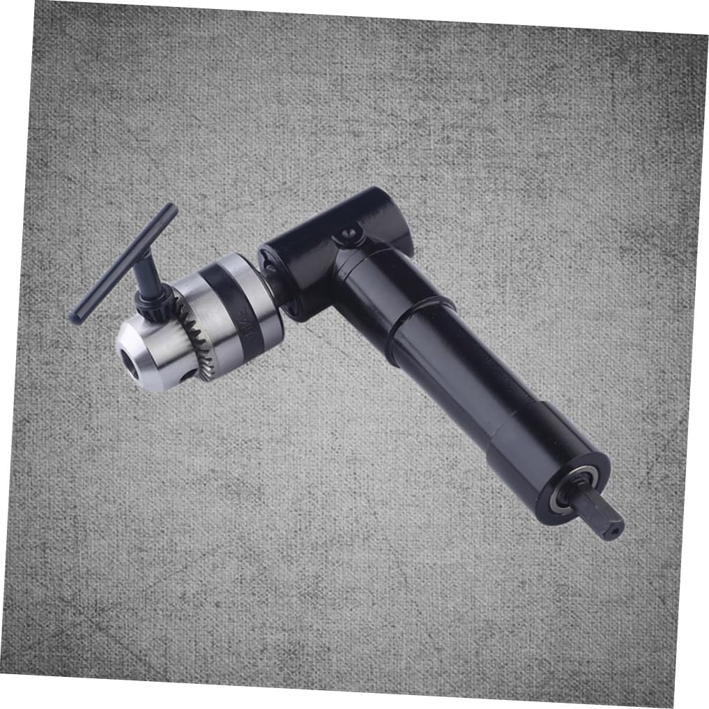 90 Degree Right Angle Drill Attachment Aluminum Chuck Adapter for Electric Drill for DIY Projects and Home Improvement