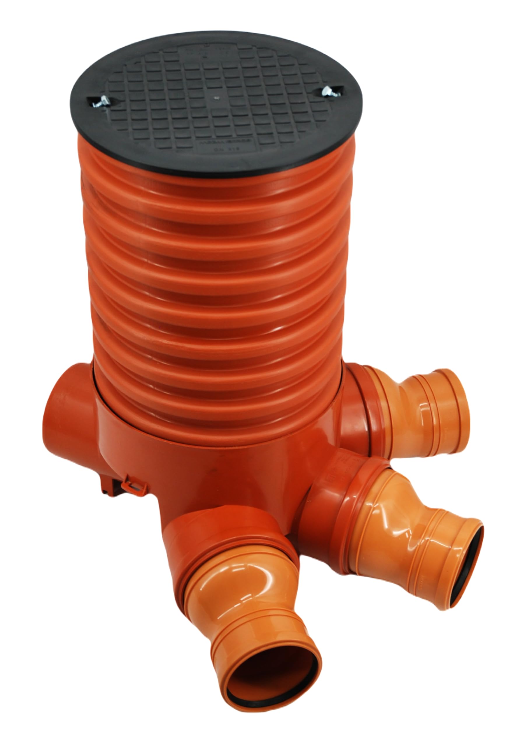 Produktbild von Megaastore KG Steigrohr DN315 – Schachtrohr 0,5m Oder 1m, Inkl. PP-Schachtdeckel A15 Grün – Kanalrohr Für Abwasser