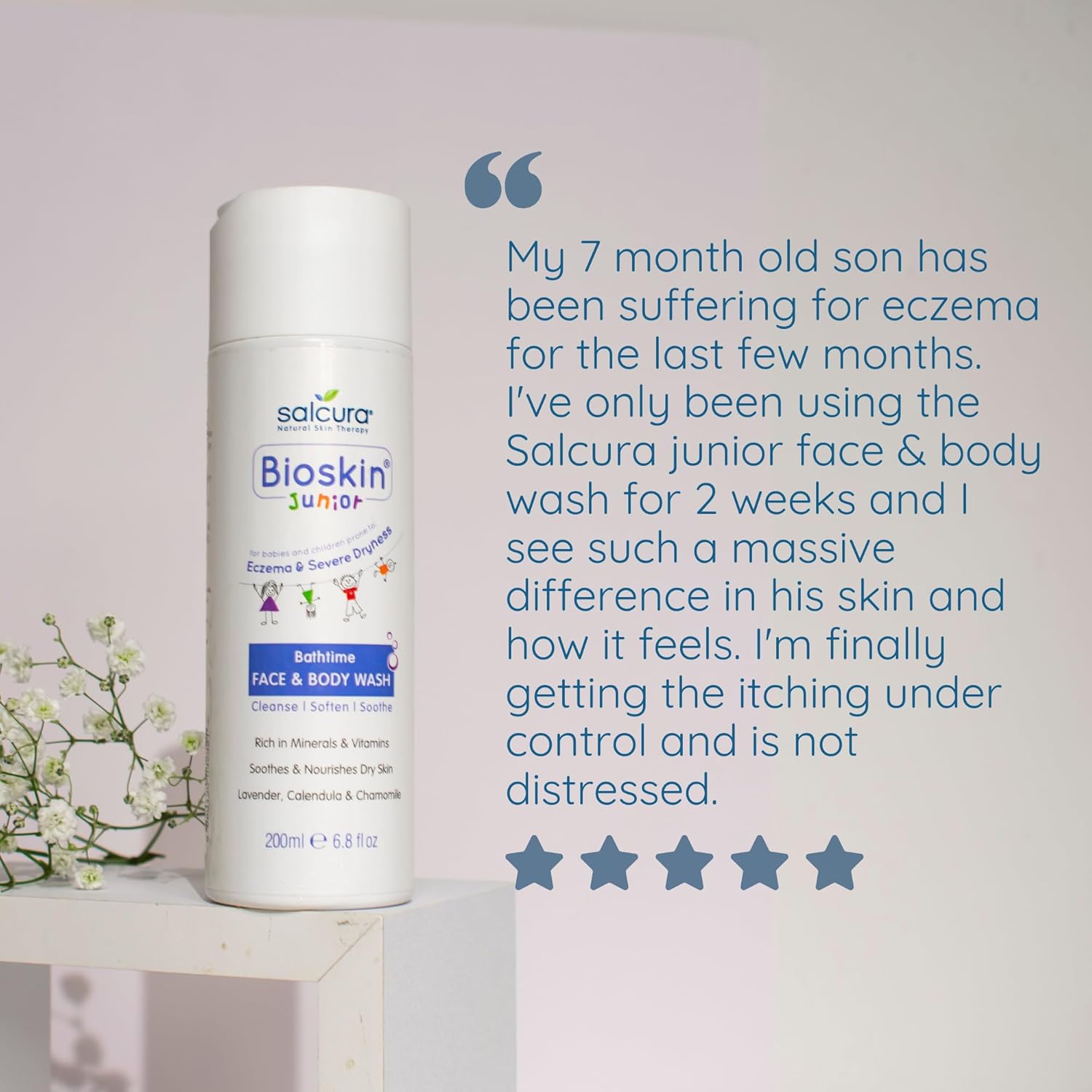 Salcura Bioskin Junior Face and Body Wash, 200 ml
