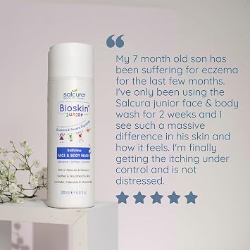 Salcura Bioskin Junior Face and Body Wash, 200 ml