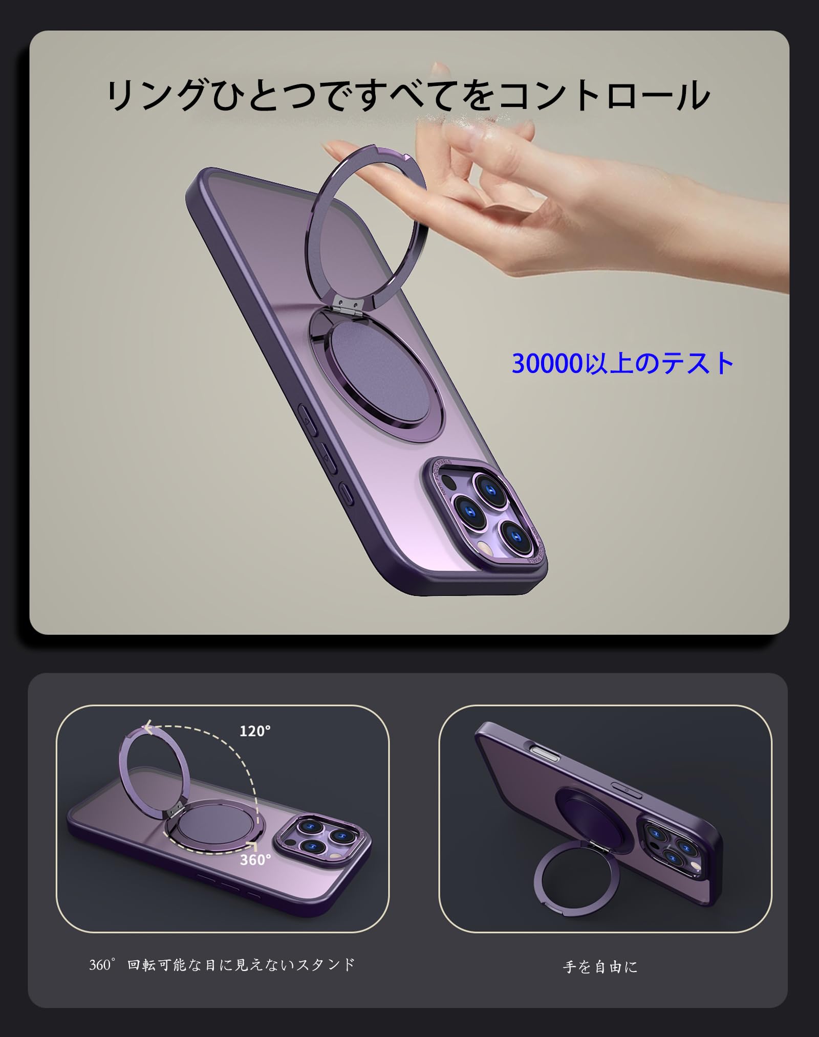 Amazon.co.jp: 【強化フィルム2枚付き】HCXLYP iPhone 14 Pro