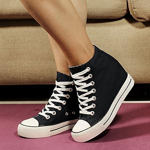 converse platform heels