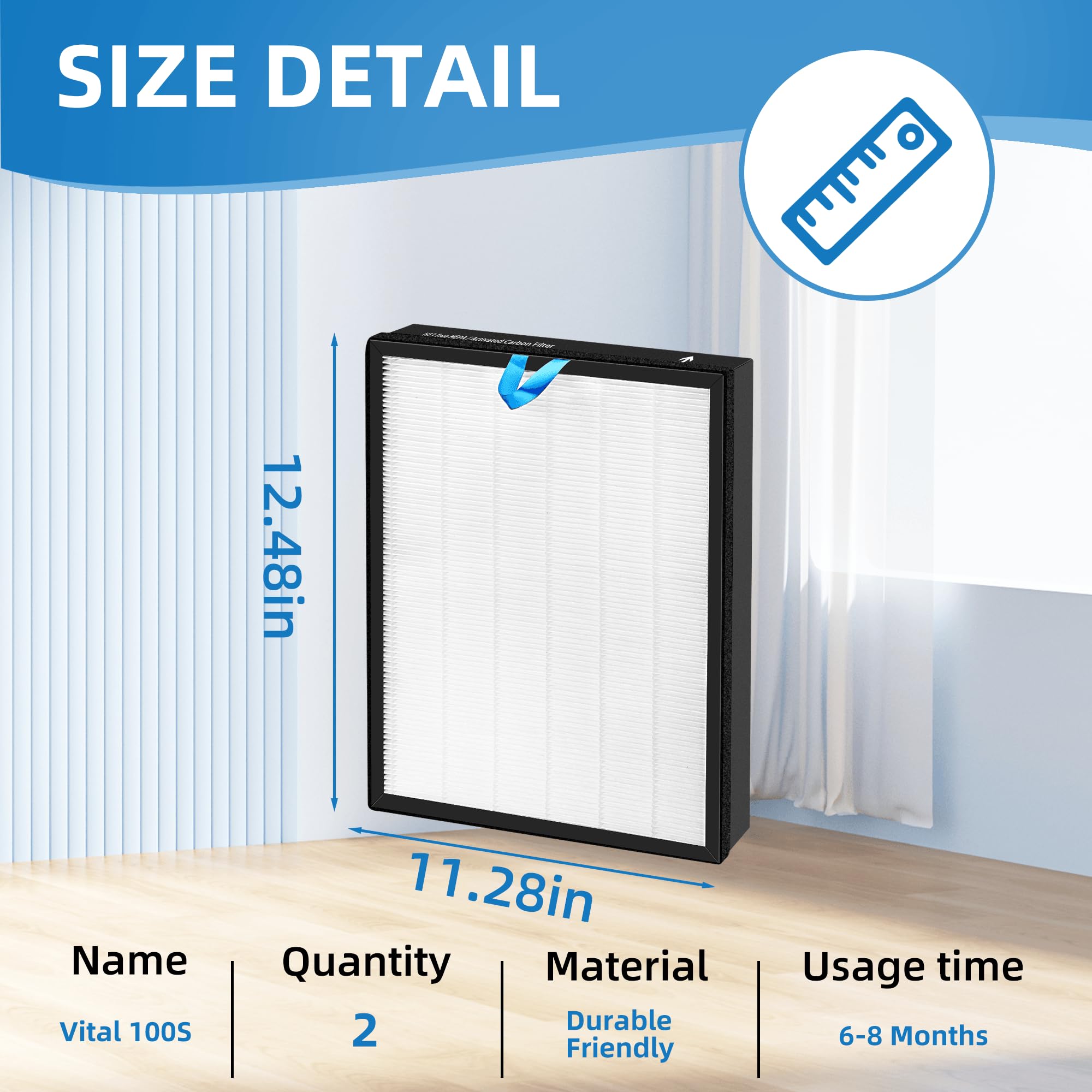 Amazon | Vital 100S 交換用フィルター LEVOIT Smart WiFi Vital 100S