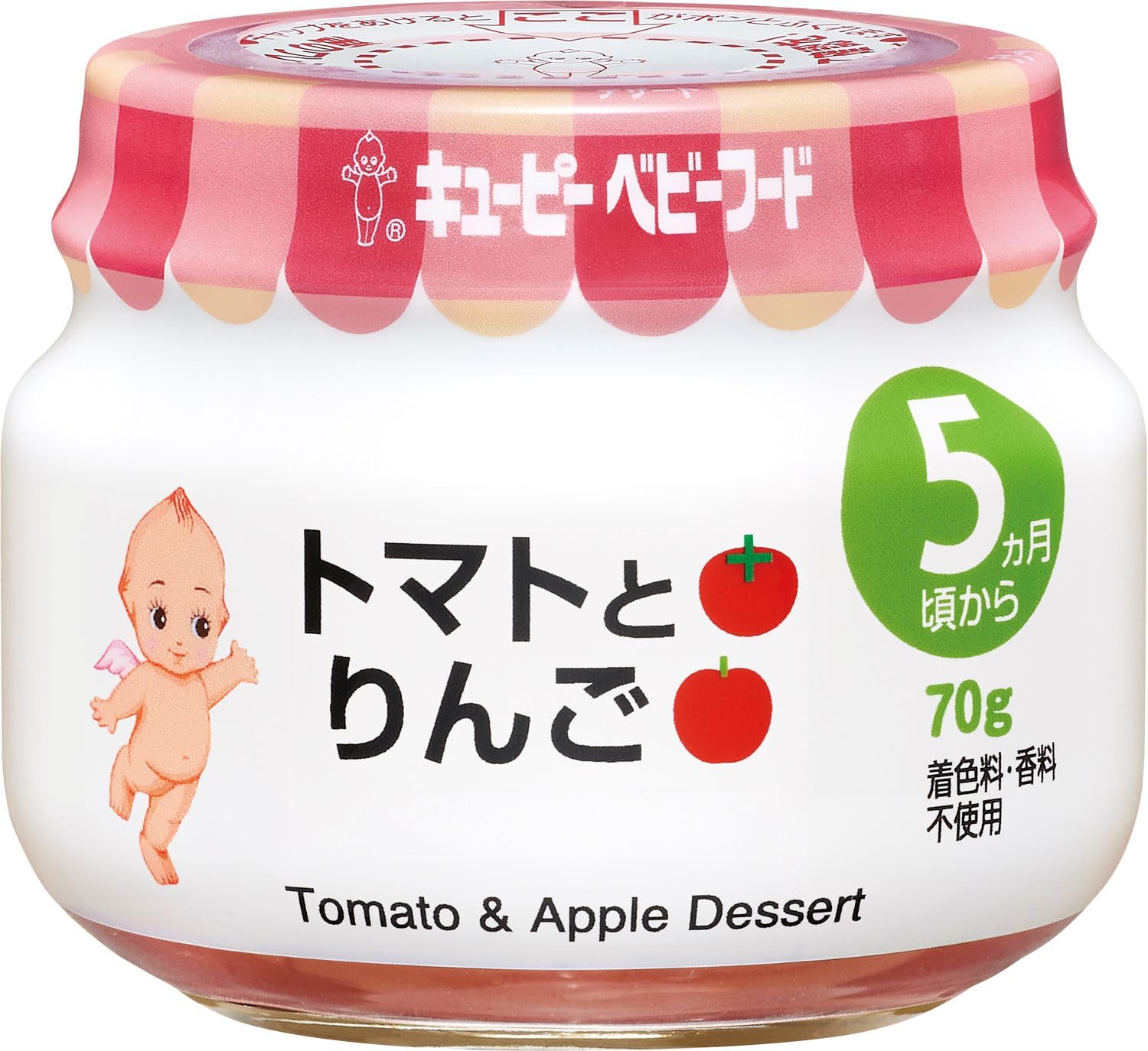 Amazon | キユーピー ベビーフード トマトとりんご 70g×12個 5
