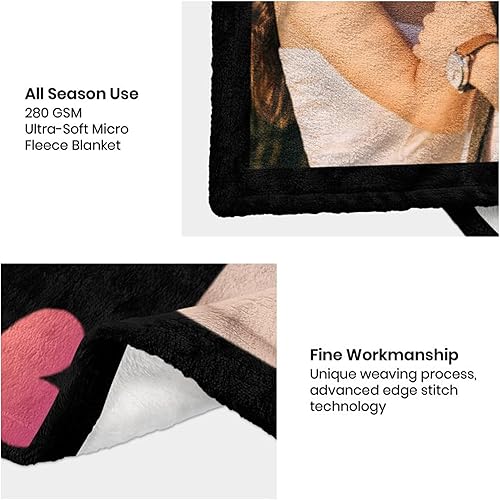 Miniatura 2 de DIYKST Manta de forro polar personalizada con imágenes para la familia, mantas personalizadas con collages de fotos, manta personalizada con imagen