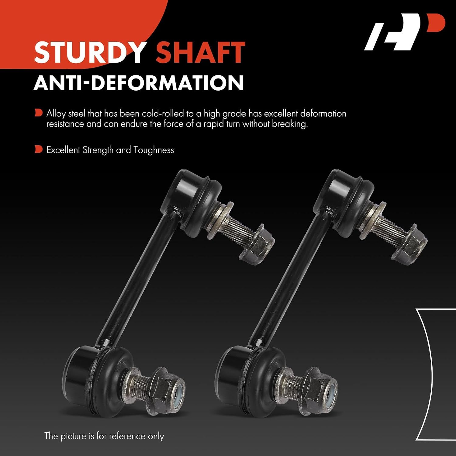 A-Premium 2 x Rear Sway Bar Links Stabilizer Bar Links, Compatible with Lexus GS200t/IS200t/RC200t 2016-2017, GS300 2018-2019, GS350 2013-2020, GS450h, IS250, IS300, RC300, IS350, IS500, RC350