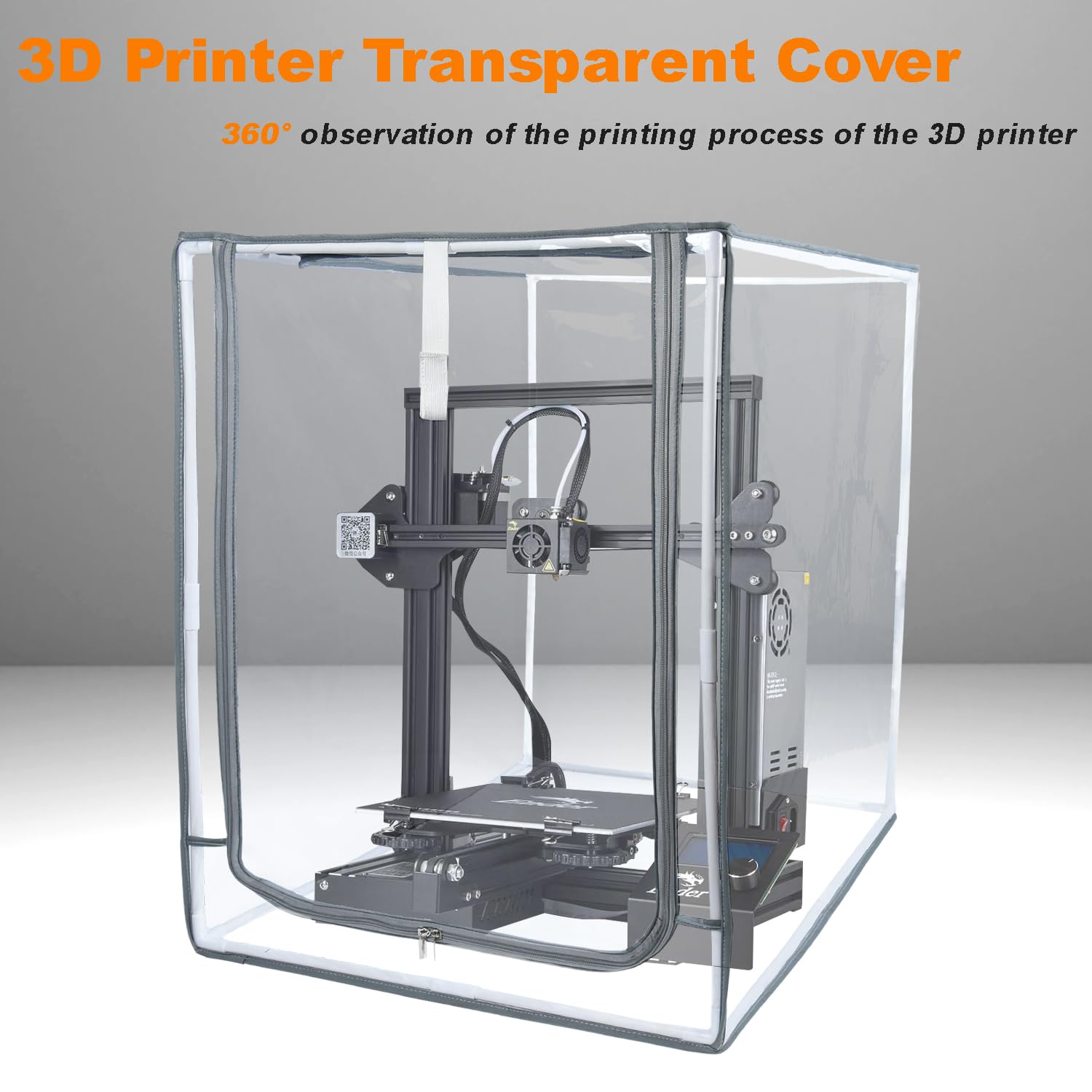 Caja de impresora 3D para Creality Ender altamente transparente, impermeable, ignífuga, funda protectora para impresora 3D Creality Ender 3 Ender 3 V2 actualizado Ender 3 V3 Ender 3 V3 KE