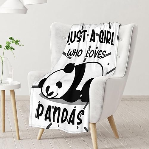 Miniatura 42 de Manta de panda personalizada con nombre, 30 x 40 pulgadas, bonita manta para niños, mantas de felpa suave colorida para sofá, oficina