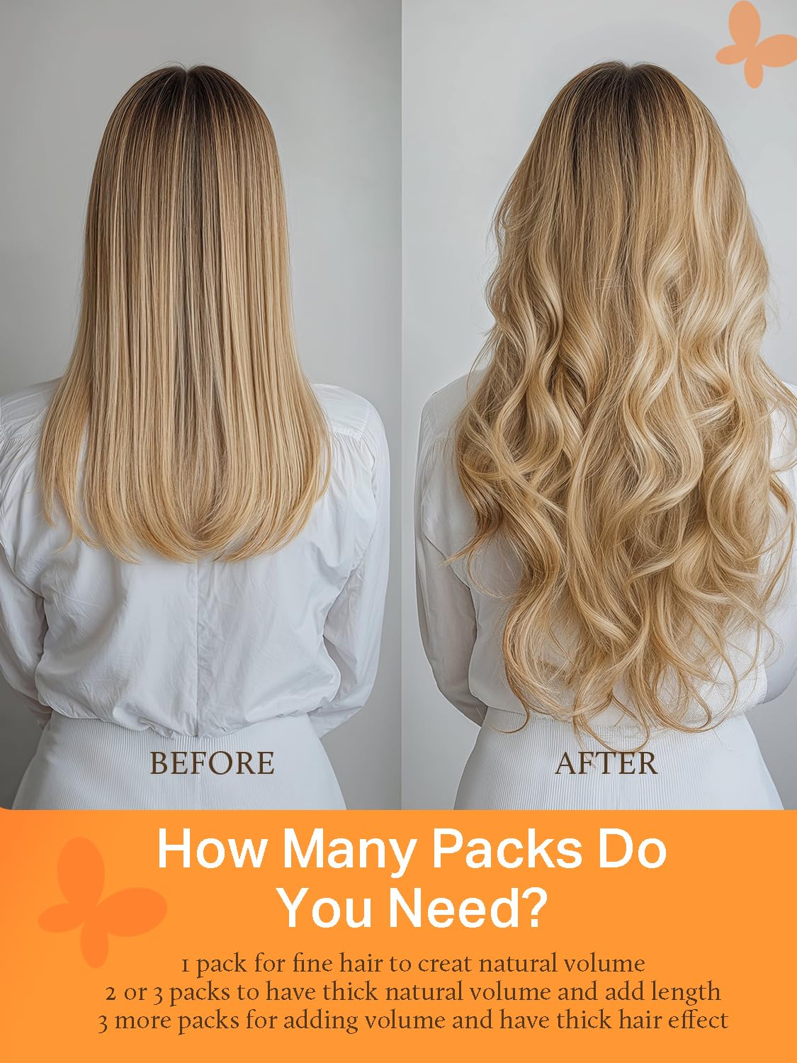 DOORES Tressen Echthaar Haar Extensions, Balayage NatüRliches Schwarz Bis Hellblond 60cm (24zoll) 100g, Hair Extensions HaarverläNgerung Echthaar Glattes Haar Extensions | Balayage Natürliches Schwarz bis Hellblond, Remy Echthaar seidig glatt nahtlos natü