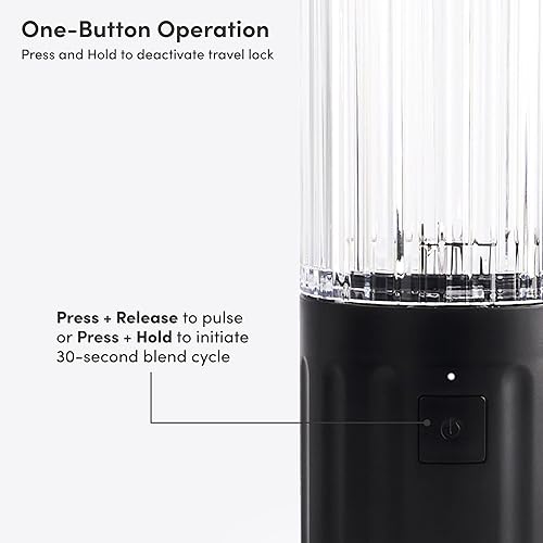 Miniatura 4 de Beast GO - Licuadora portátil inalámbrica de alta calidad para batidos y batidos, recipiente de mezcla de 22 onzas, mezcla hielo y frutas