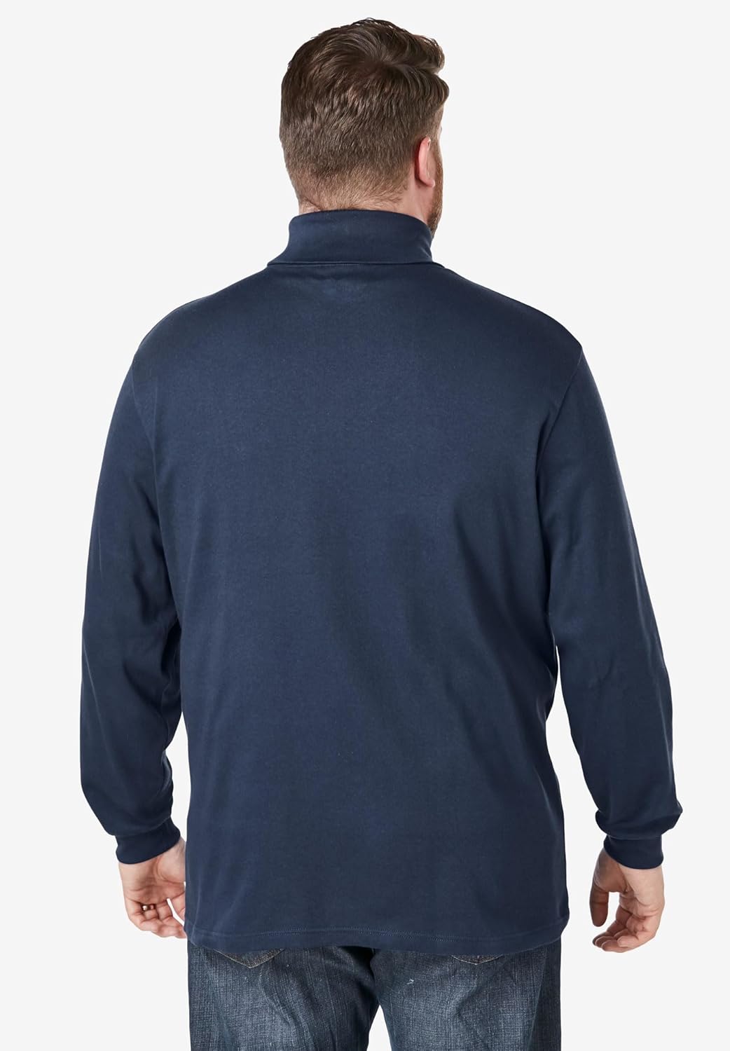 KingSize Men's Big & Tall Tall Turtleneck Long-Sleeve Tee - Image 2