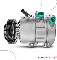 Vista 9 de A-Premium Compresor de aire acondicionado con embrague compatible con Kia Rondo V6 2.7L 2007-2009, estilo DV16