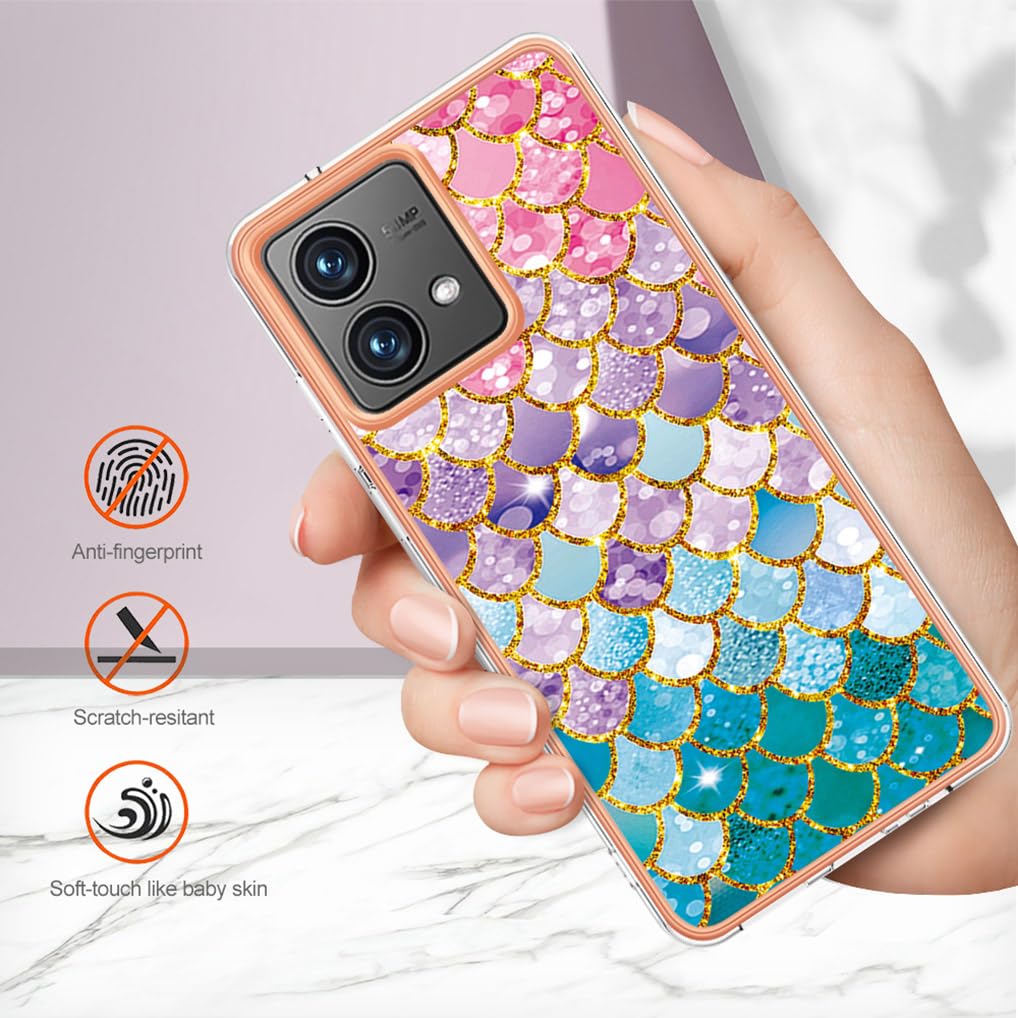 SEAHAI Hülle Für Motorola Moto G84 5G - Buntes Muster, Ultra Dünn & Stoßfest