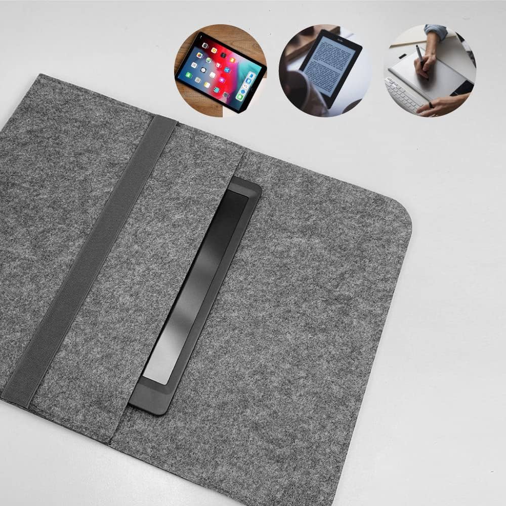 電子ノートカバー 黒 ペン付き isshoni. ペンケース付手帳ノートカバー帆布 B6 ブルー N1880