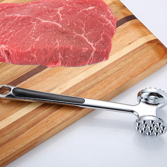 Martillo Ablandador de Carne Toyvian Doble Cara Zinc 22 cm miniatura 7