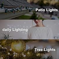 Vista 5 de Clips de luz navideños, clips de luz de Navidad, ganchos de canaleta para colgar al aire libre para decoración de Navidad, cadena de luces