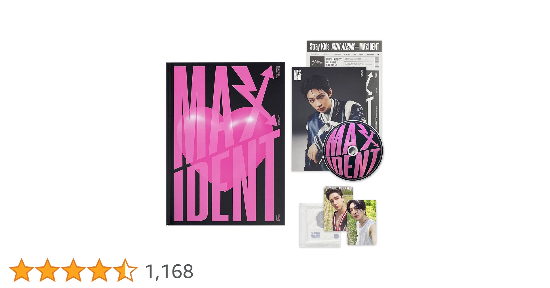 Amazon.co.jp: STRAY KIDS - ミニアルバム[MAXIDENT] (HEART Ver