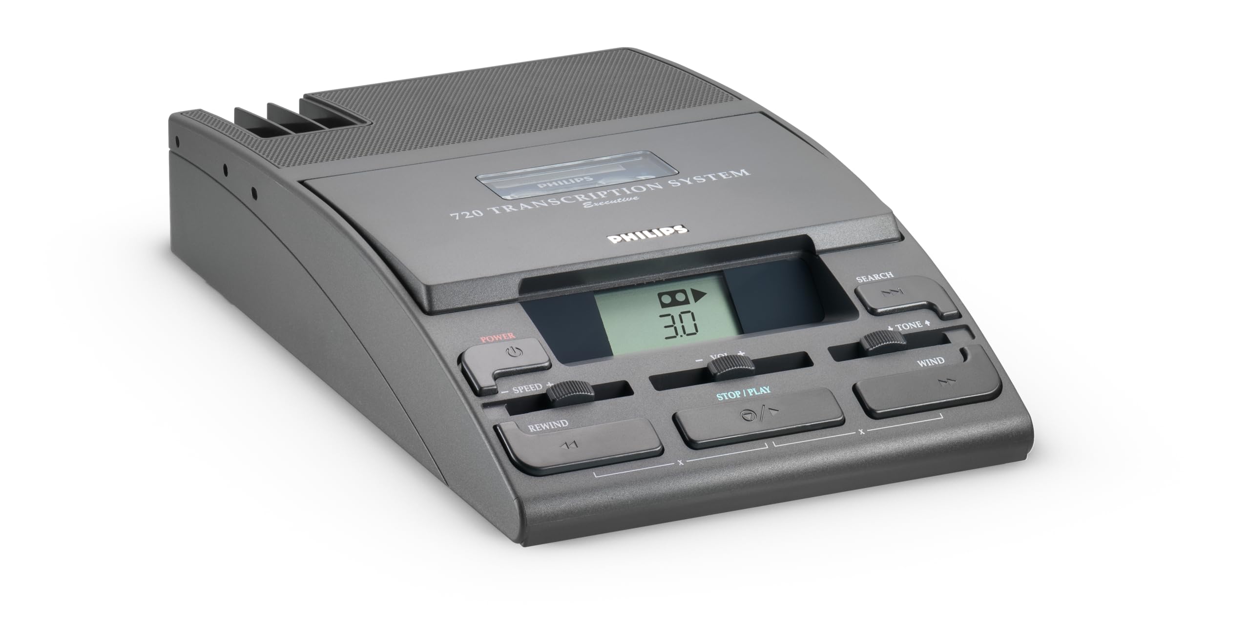 Philips LFH0720T biurkowy system odtwarzania, mini kaseta, antracyt