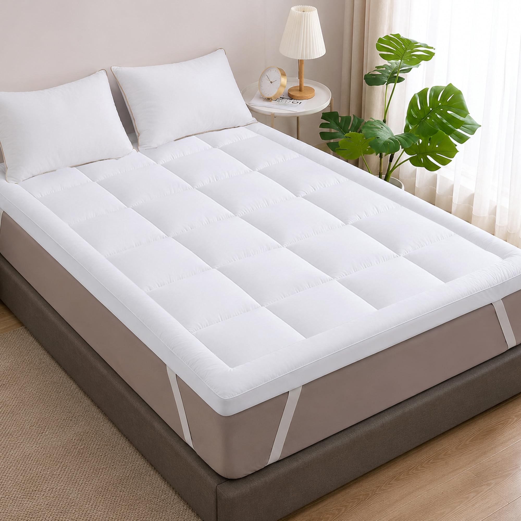 Divine Casa Mattress Topper - 2 Inch Soft Comfort -16