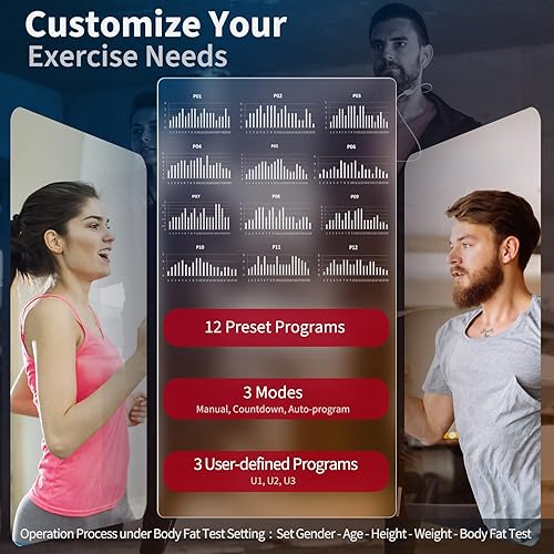 Miniatura 4 de Goplus Caminadora plegable de 3.75 HP, caminadora independiente Superfit con aplicación, 12 programas preestablecidos, pantalla LCD, monitor de