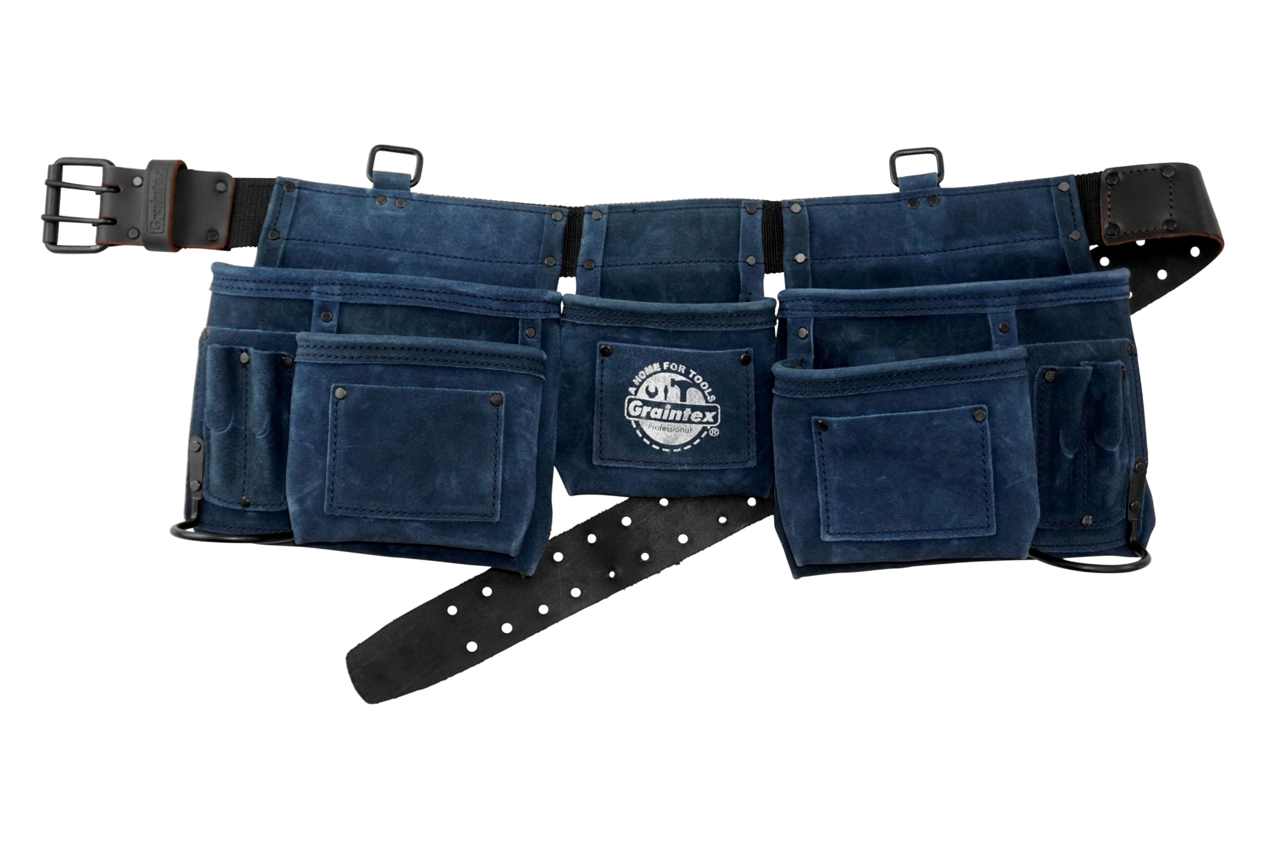 Graintex 11 Pocket Suede Leather Tool Belt
