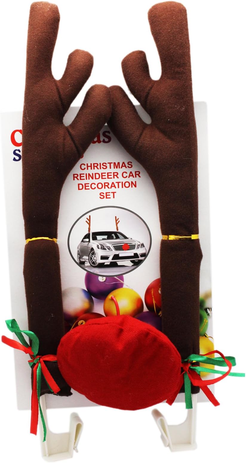 Rudolph the Red Nosed Reindeer Christmas Car Decoration Set