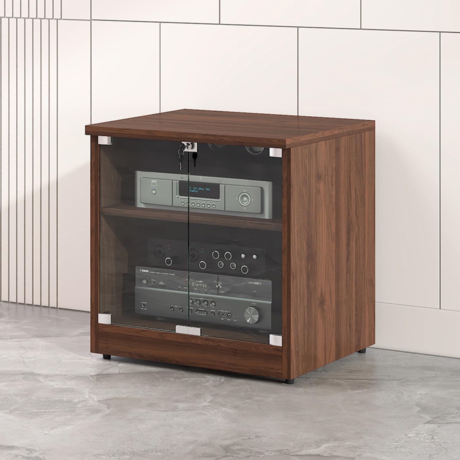 Support multimédia AV robuste anti-vibration marron