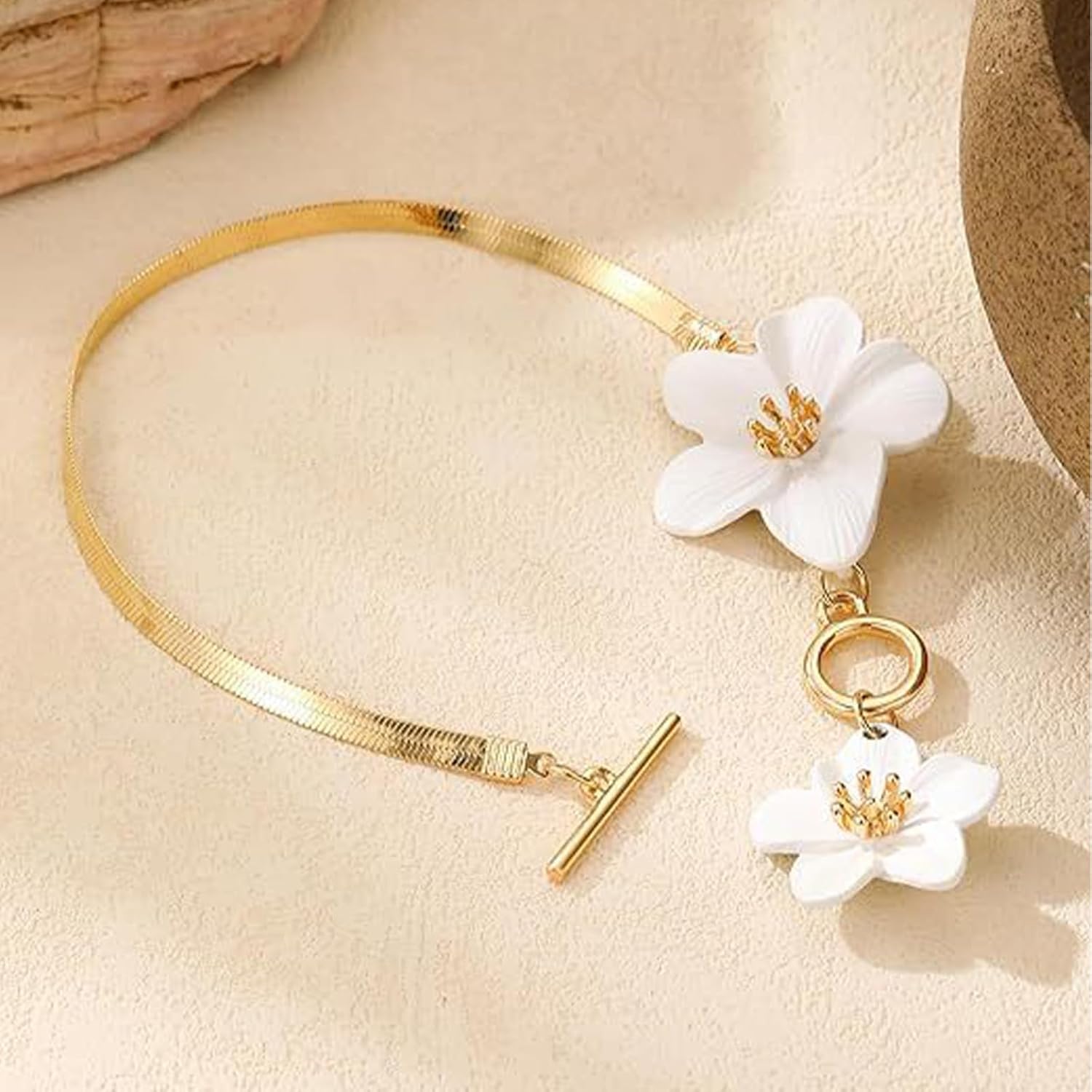 Frodete Gold Ankle Bracelet for Women Flower Anklet Summer Beach Vacation Jewelry Gift Boho Chic Foot Chain - Image 7