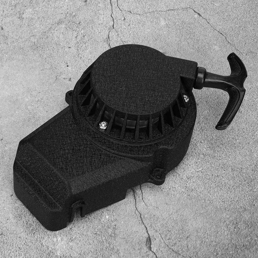 Avviamento a Strappo Minimoto, Avviamento a Strappo Mini Quad in Alluminio Universale Accensione a Strappo per Bici Cross Nero per Moto T2 Dirt Bike Minimoto