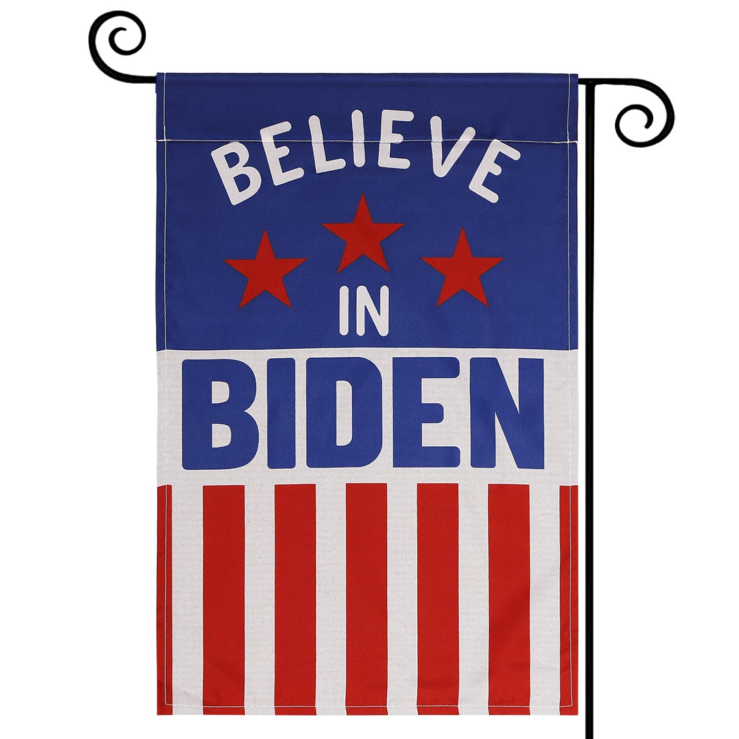 Joe Biden 2020 Garden Flag for President Election Size 12.5x18 Inch, Vertical Double Sided Designed with Thick Banner for Yard, Lawn and Patio (Biden Garden Flag B)
