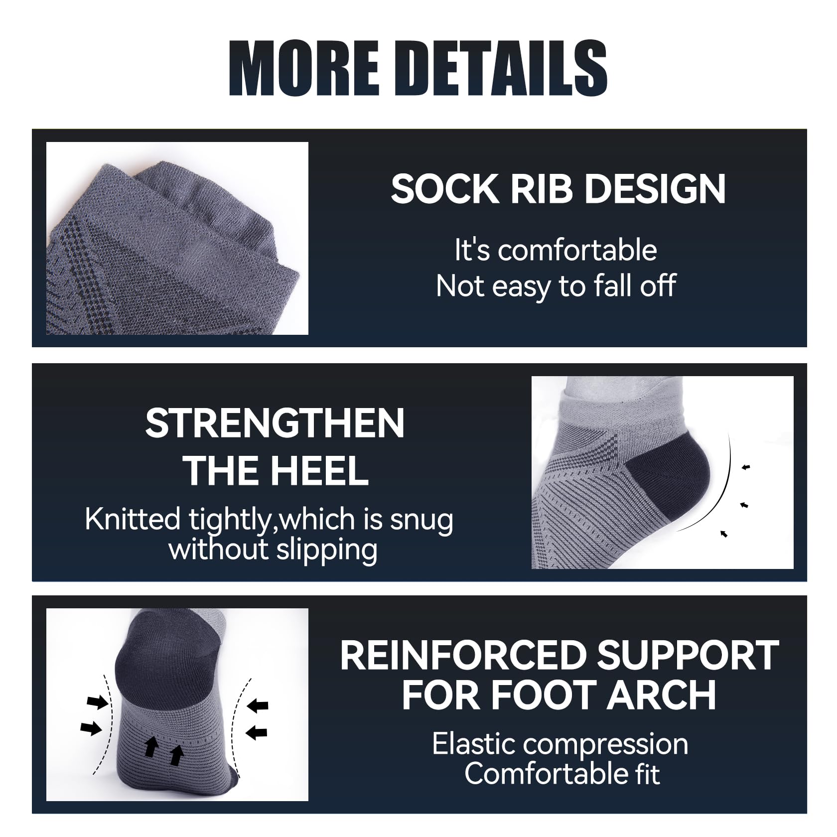 Zehensocken für Frauen Männer Coolmax Laufsocken 5 Fingersocken athletische Zehensocken 3 Paar