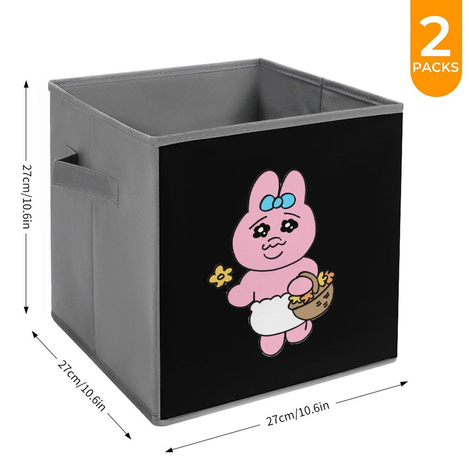 Amazon｜収納ボックス おぱんちゅうさぎ 収納バッグ 衣装ケース